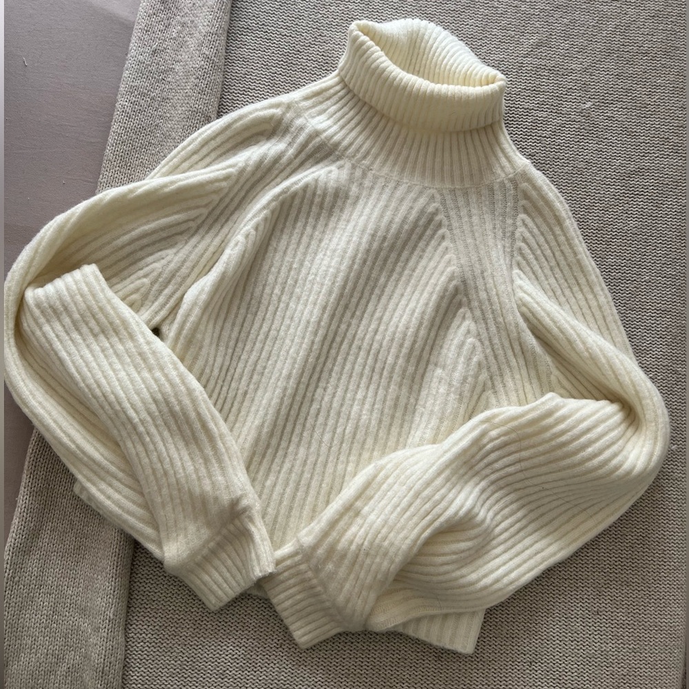 Turtle neck knitted white sweater | Missguided white knitted sweater